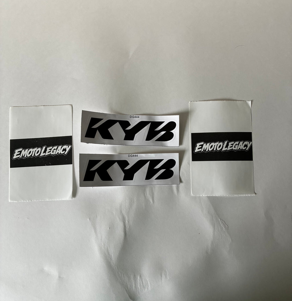 KYB FRONT FORK STICKERS (SET OF 2)